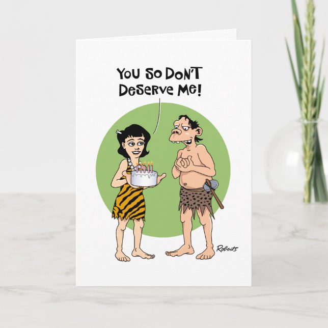 Funny Birthday Greeting Card (Front)