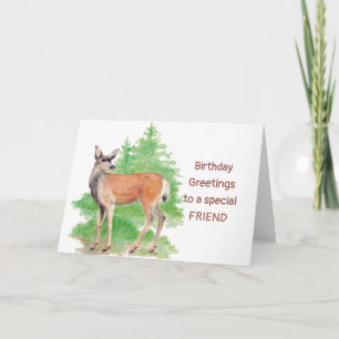 Funny Birthday Greetings,Someone Deer to my Heart Card
