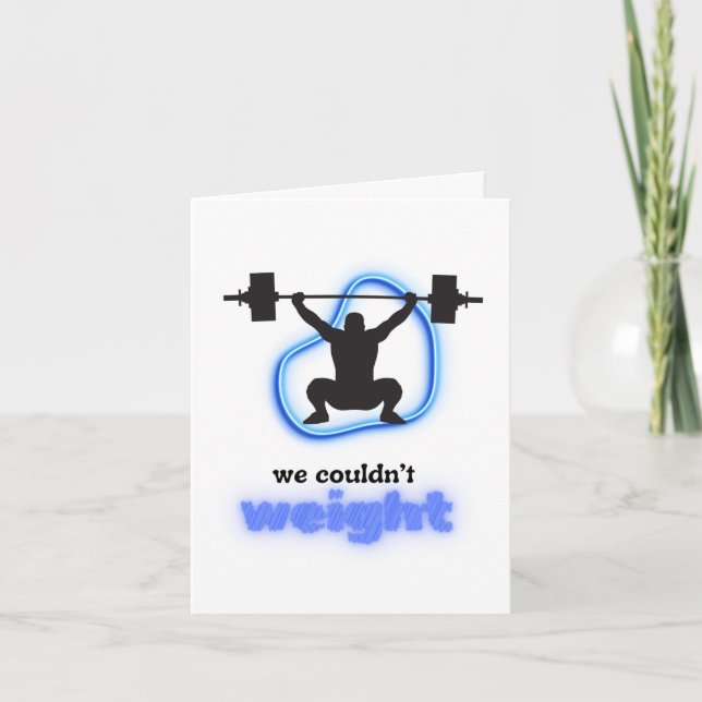 Funny Birthday Gym Fitness Card (Front)