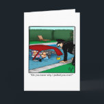Funny Birthday Humour Greeting Card<br><div class="desc">Enjoy spreading the laughter with this hilarious happy birthday greeting card by cartoonist Bill Abbott; send some laughs along with your best wishes for a happy birthday. Bill Abbott's cartoon "Spectickles" the internationally syndicated comic has also appeared in Hallmark U.K., Reader's Digest, Saturday Evening Post and other fine magazines and...</div>