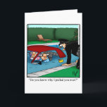 Funny Birthday Humour Greeting Card<br><div class="desc">Enjoy spreading the laughter with this hilarious happy birthday greeting card by cartoonist Bill Abbott; send some laughs along with your best wishes for a happy birthday. Bill Abbott's cartoon "Spectickles" the internationally syndicated comic has also appeared in Hallmark U.K., Reader's Digest, Saturday Evening Post and other fine magazines and...</div>