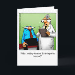 Funny Birthday Humour Greeting Card<br><div class="desc">Enjoy spreading the laughter with this hilarious happy birthday greeting card by cartoonist Bill Abbott; send some laughs along with your best wishes for a happy birthday. Bill Abbott's cartoon "Spectickles" the internationally syndicated comic has also appeared in Hallmark U.K.,  Reader's Digest,  Saturday Evening Post and other fine magazines!</div>
