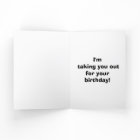 Funny Birthday Humour Greeting Card For Her