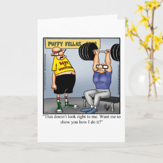 Funny Birthday Humour Greeting Card For Him