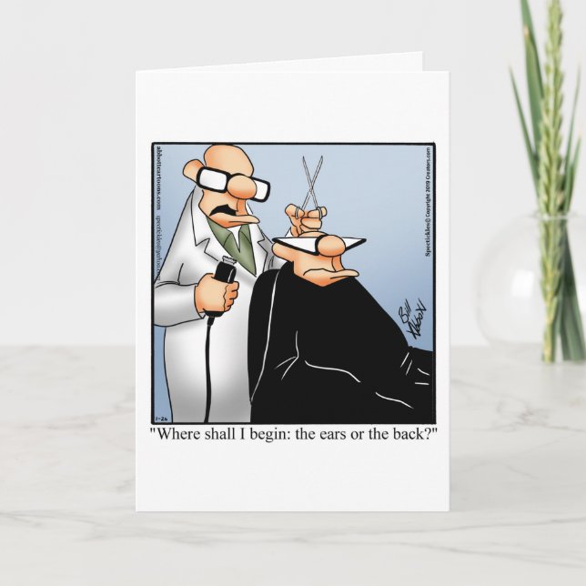 Funny Birthday Humour Greeting Card For Him (Front)