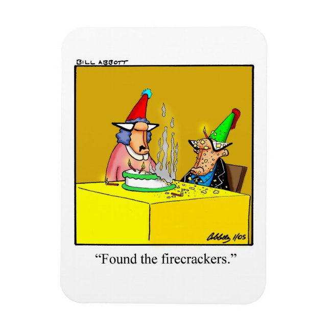 Funny Birthday Humour Magnet Gift (Vertical)