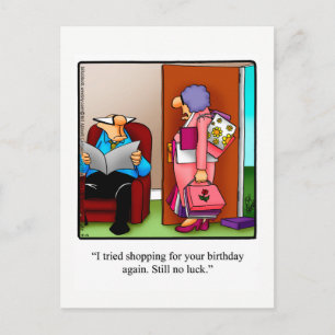 Funny Birthday Humour Postcard