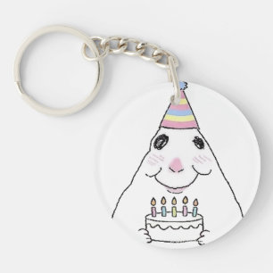 Funny birthday Keychain hamster