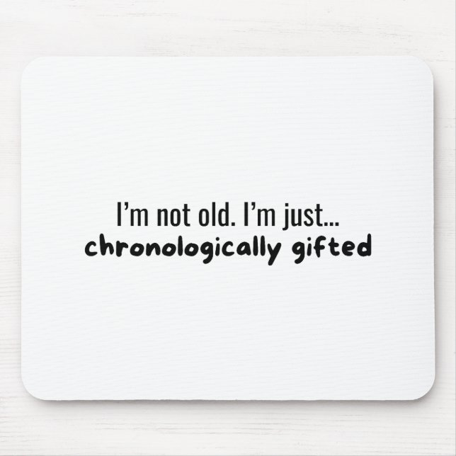 Funny Birthday Mouse Mat (Front)