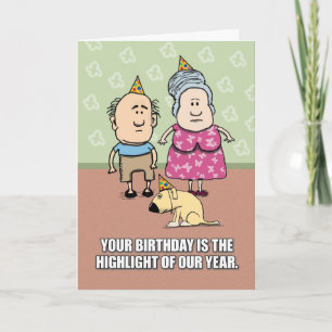 Funny Birthday: Not Really Party People Card