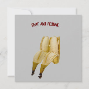 Funny BIRTHDAY or RETIREMENT card BANANA GREETING