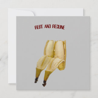 Funny BIRTHDAY or RETIREMENT card BANANA GREETING