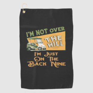 Funny Birthday Over The Hill Golf  Golf Towel