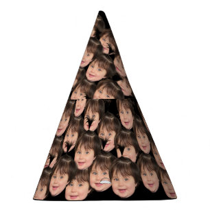 Funny Birthday Party Hats Baby Face Photo / Head