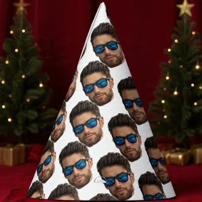 Funny Birthday Party Hats Custom Face Photo (Creator Uploaded)