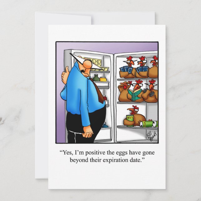 Funny Birthday Party Invitations (Front)