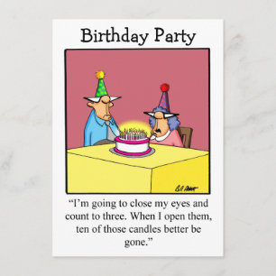 Funny Birthday Party Invitations For Her