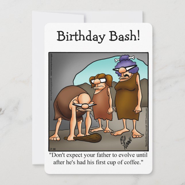 Funny Birthday Party Invitations For Him (Front)