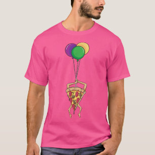 Funny Birthday Pizza Balloon T-Shirt