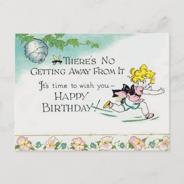 Funny Birthday Postcard (Front)