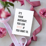Funny Birthday Quotes | Happy Birthday | Best Gift<br><div class="desc">"Wine gets better with age,  just like you! Happy birthday and cheers to another year of deliciousness!"</div>