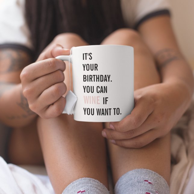 Funny Birthday Quotes | Happy Birthday | Best Gift Two-Tone Coffee Mug (Creator Uploaded)