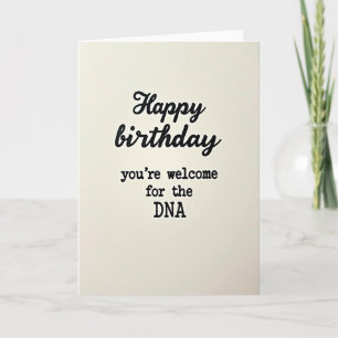 Funny Birthday Script Card