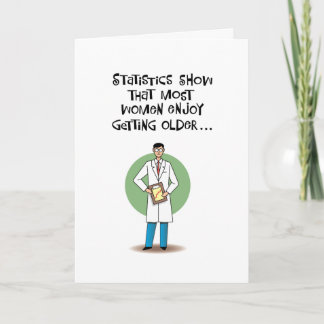 Funny Birthday Statisics Card