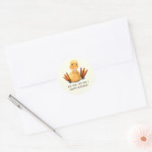 Funny Birthday Sticker Gift Playful Winking Duck (Envelope)