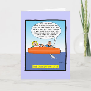 Funny Birthday -The Murder Of Li Li Card