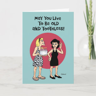 Funny Birthday Wish for Female Friend Card