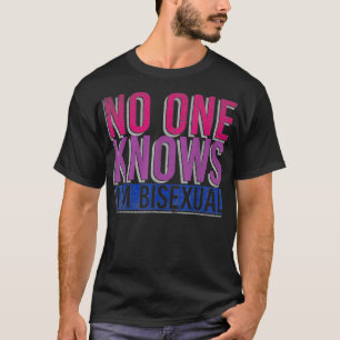 Funny Bisexuality Flag LGBT Gift Bi Pride Month Bi T-Shirt