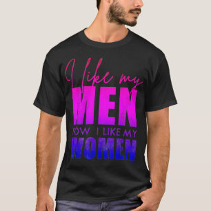 Funny Bisexuality LGBTQ Gift Bi Gay Pride Proud Bi T-Shirt