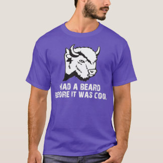 Funny Bison Shirt Buffalo Shirt Funny Beard Shirt