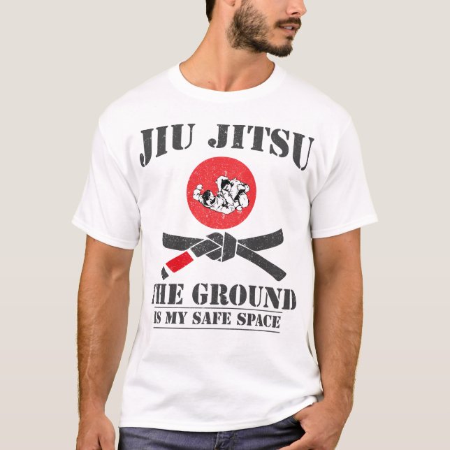 Funny Bjj Brazilian Jiu Jitsu Grappling T-Shirt (Front)