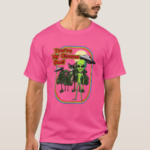 Funny Black and Tan Chihuahua Alien You're Chosen T-Shirt