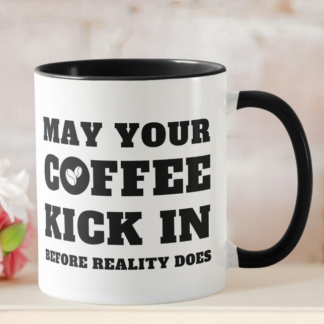 Funny Black and White Coffee Lovers  Mug (Creator Uploaded)