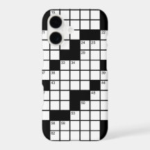 Funny Black and White Crossword Puzzle Game
