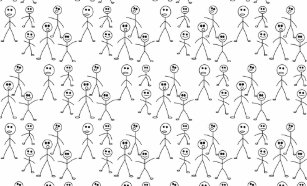 Stick Figure Pattern Pillowcases Shams Zazzle Co Uk