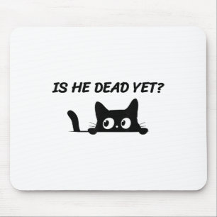 Funny Black Cat Anti Trump Political Women Men Mouse Mat