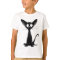 Funny Black Cat Kids