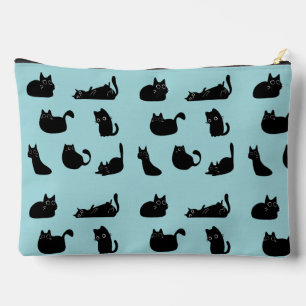  Funny Black Cats Accessory Pouch