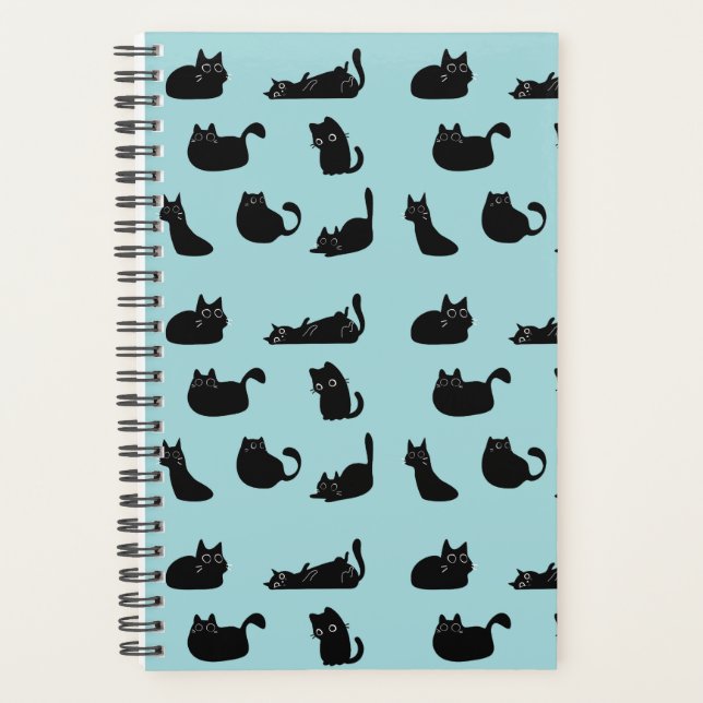  Funny Black Cats Planner (Front)
