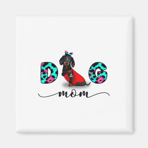 Funny Black Dachshund Tattoo I Love You Dog Mum Le Magnet