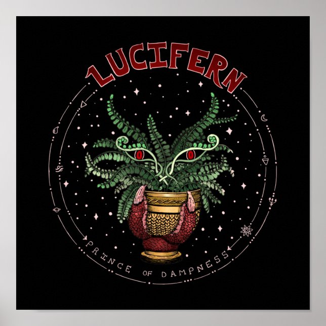 Funny Black Evil Plant Halloween Party Decor (Front)