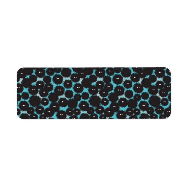 Funny black fluffy monsters  (Front)