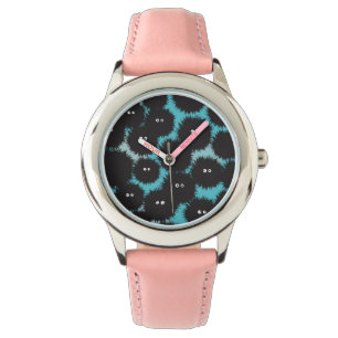 Funny black fluffy monsters  watch