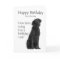 Funny Black Lab Birthday Humour