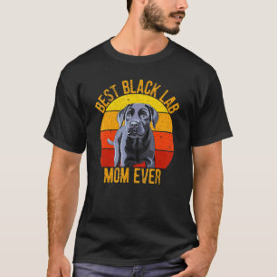 Funny Black Lab Mum Women Labrador Retriever Mama T-Shirt