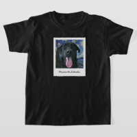 Funny Black Lab Pet Personalised Photo and Text T
